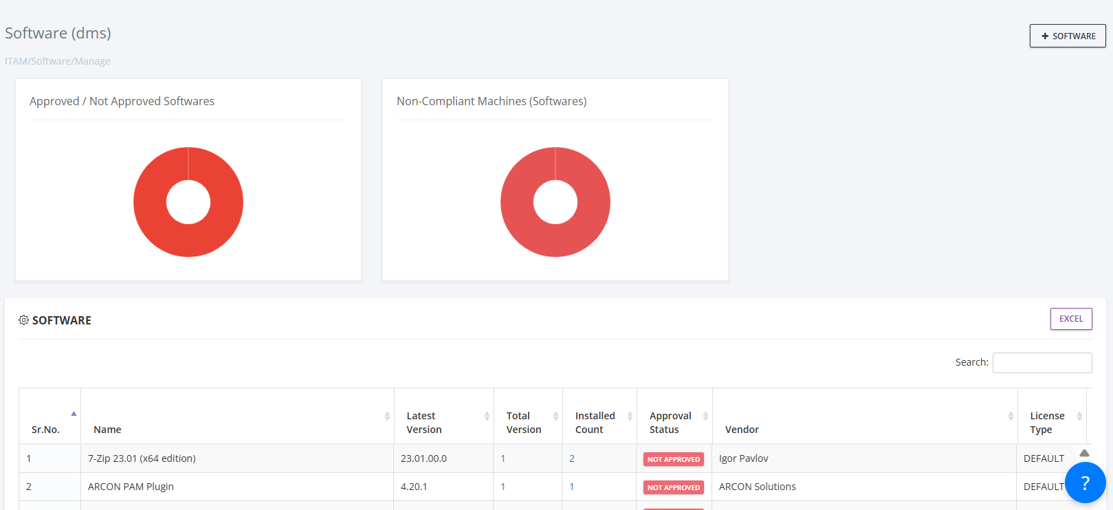 Software Install Automation Dashboard